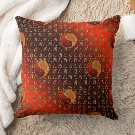 Wood Rooster クッション (ブランケット)