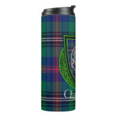 Wood Scottish Clan Tartan & Crest タンブラー (回転左)