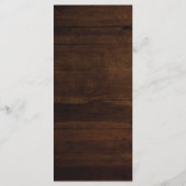 Wood String素朴 Lightsバラの結婚数 メニュー (裏面)