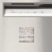 Wood Style Dishwasher Magnet Clean & Dirty マグネット (インサイチュ (食洗機))