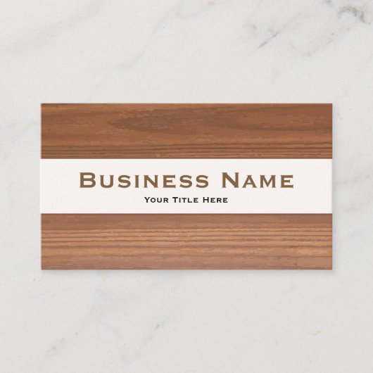 Wood Texture 名刺 (正面)