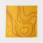 Wood texture, linear abstraction backgroundabstrac タペストリー (正面(横))