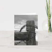 Wood & the Wire - 4" x 5.6" ノートカード