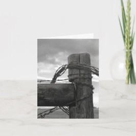 Wood & the Wire - 4" x 5.6" ノートカード