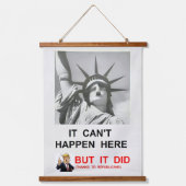 Wood Topped Wall Tapestry 吊り下げ型タペストリー (正面)