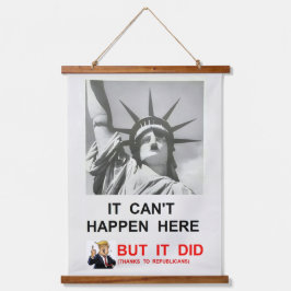 Wood Topped Wall Tapestry 吊り下げ型タペストリー