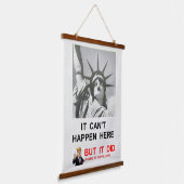 Wood Topped Wall Tapestry 吊り下げ型タペストリー (傾斜あり)