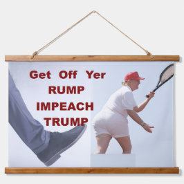 Wood Topped Wall Tapestry 吊り下げ型タペストリー