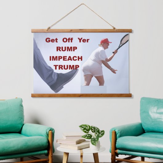 Wood Topped Wall Tapestry 吊り下げ型タペストリー (リビング)