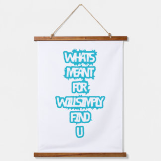 Wood Topped Wall Tapestry 吊り下げ型タペストリー