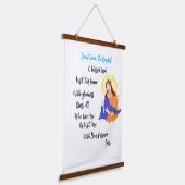 Wood Topped Wall Tapestry 吊り下げ型タペストリー (傾斜あり)