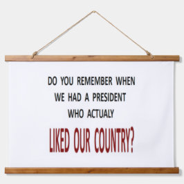 Wood Topped Wall Tapestry 吊り下げ型タペストリー