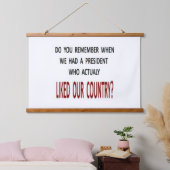 Wood Topped Wall Tapestry 吊り下げ型タペストリー (寝室)