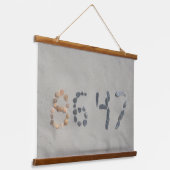 Wood Topped Wall Tapestry 吊り下げ型タペストリー (傾斜あり)