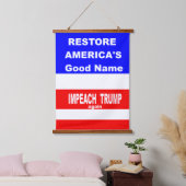 Wood Topped Wall Tapestry 吊り下げ型タペストリー (寝室)