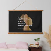 Wood Topped Wall Tapestry 吊り下げ型タペストリー (寝室)