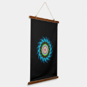 Wood Topped Wall Tapestry 吊り下げ型タペストリー (傾斜あり)