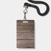 Wood VIP All素朴 Access Pass Consert Badge バッジ (Back with Lanyard)