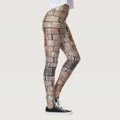 Wood Wall - Power Yoga Leggings レギンス (右)