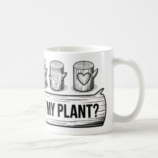 Wood You Fix My Plant? Mug | Funny Gardening Pun コーヒーマグカップ