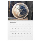 Woodburned Animals & Trees – 2026 Calendar カレンダー (1月 2026)