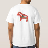 Woodcarvers Dala Horse Tシャツ (裏面)