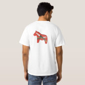 Woodcarvers Dala Horse Tシャツ (裏面フル)