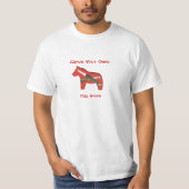 Woodcarvers Dala Horse Tシャツ (正面)