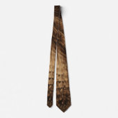 Woodcock feathers in earthy tones ネクタイ (裏面)