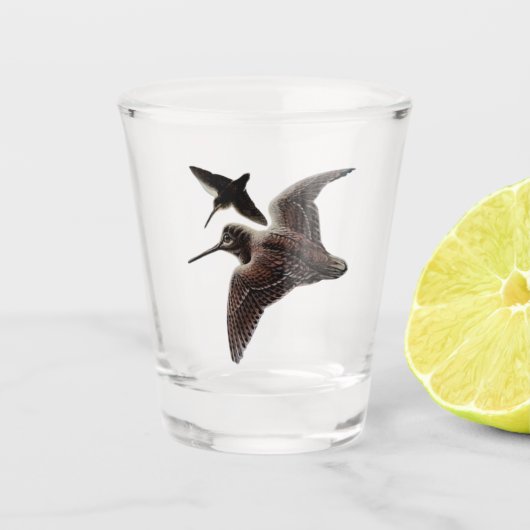 Woodcock hunting ショットグラス (正面)