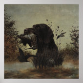 Woodcock Hunting with German Wirehaired Pointer   ポスター (正面)