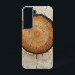 Woodcore Circle電話ケース Samsung Galaxy S22ケース<br><div class="desc">円形のツリー断面は、自然な接地されたデザインを作成し、自然愛好家や素朴な美学に最適。</div>