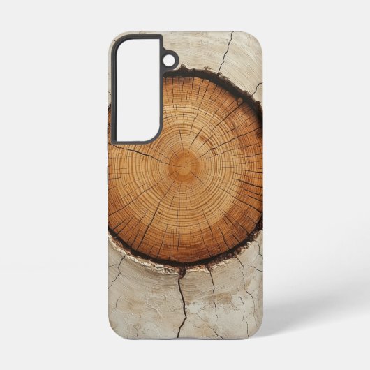 Woodcore Circle電話ケース Samsung Galaxyケース (裏面)