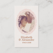 Woodcut Wreath Party Ticket - Ivory 名刺 (正面)