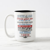 Woodcutterの頌栄のマグ ツートーンマグカップ (左)