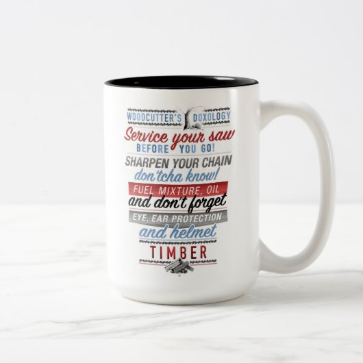 Woodcutterの頌栄のマグ ツートーンマグカップ (右)