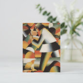 Woodcutter by Kazimir Malevich ポストカード (スタンド正面)