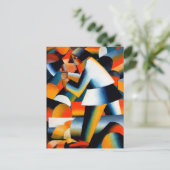 Woodcutter by Kazimir Malevich (1912) ポストカード (スタンド正面)