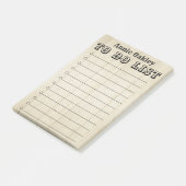 Wooden 素朴 To Do List Post-It Note ポストイット (アングル)