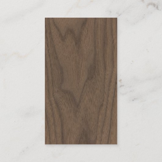 Wooden Connect with UsソーシャルメディアQRコードロゴ 名刺 (裏面)