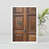 wooden door 招待状 (スタンド正面)