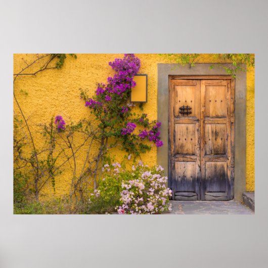 Wooden doorway ポスター (正面)