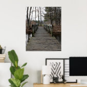 Wooden Footbridge ポスター (ホームオフィス)