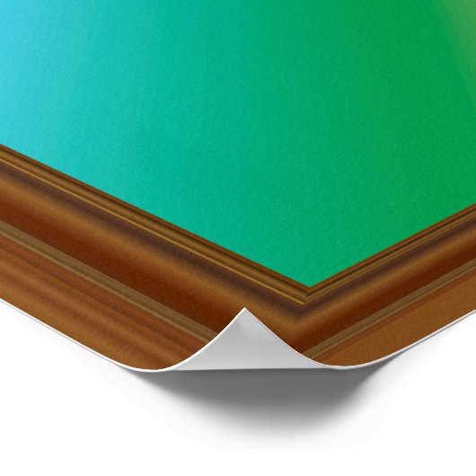 Wooden Frame Amazing Fab Photo Fun ポスター (角)