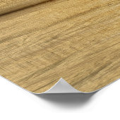 Wooden Panel Texture ポスター (角)