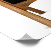 Wooden Sandwich Board ポスター (角)