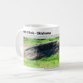 Woodfordの頁岩I -露出の性格描写 コーヒーマグカップ (正面左)