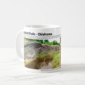 Woodfordの頁岩XII -露出の性格描写 コーヒーマグカップ (正面左)