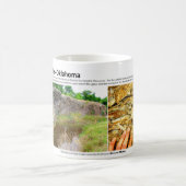 Woodfordの頁岩XII -露出の性格描写 コーヒーマグカップ (中央)