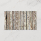 woodgrainの素朴なデザートのチョコレートケーキのパン屋 割引カード (裏面)